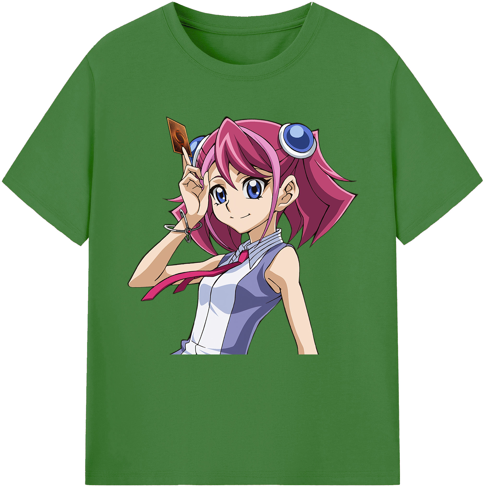 （画像用） 遊☆戯☆王 Yu-Gi-Oh! レディースカジュアルプリントTシャツ（綿100％）